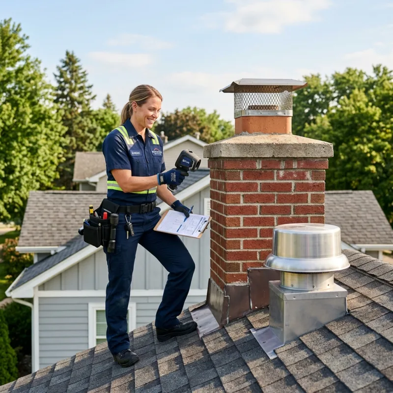 Technician removing a deceased bird from an indoor space in Clayton
